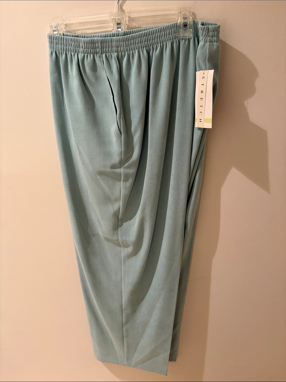 Alfred Dunner Women's Elastic-Waist Pull-On Trousers - Light Sage
